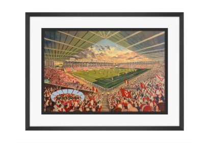 Langtree Park Stadium Fine Art Print - St Helens Rugby League